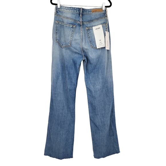 GRLFRND Carla Super High-Rise Bell Jean in Gonna Fly Now Sz 29 - Picture 3 of 7